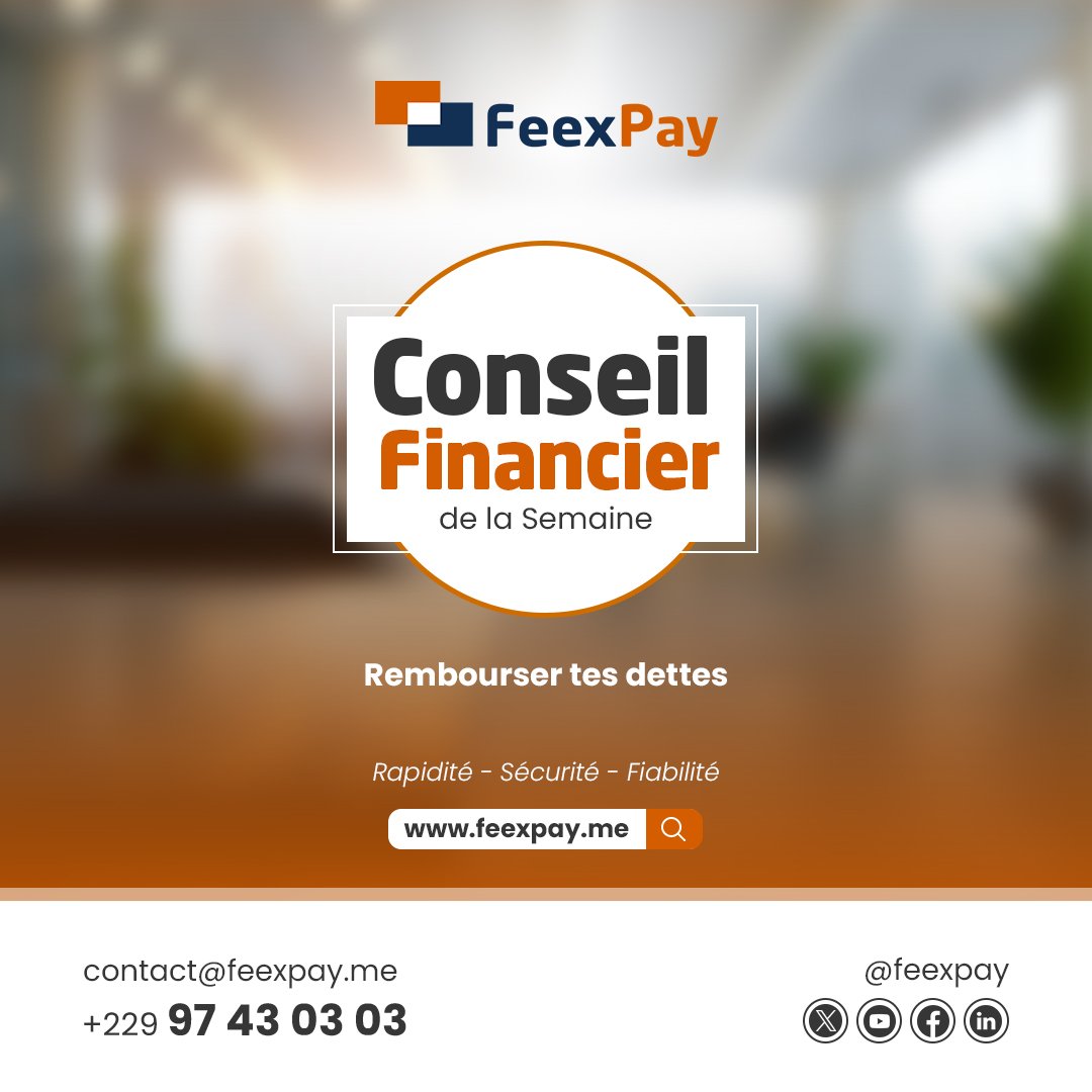 FeexPay's tweet photo. Facile de contracter de l’argent, mais difficile de le rembourser, pas vrai ? 😅

Si tu as des économies, utilise-les pour rembourser une partie de tes dettes. Cela peut réduire le montant des intérêts que tu devras payer à long terme.

#FeexPay #paiementenligne #ConseilFinancier https://t.co/6eK77lsMzF