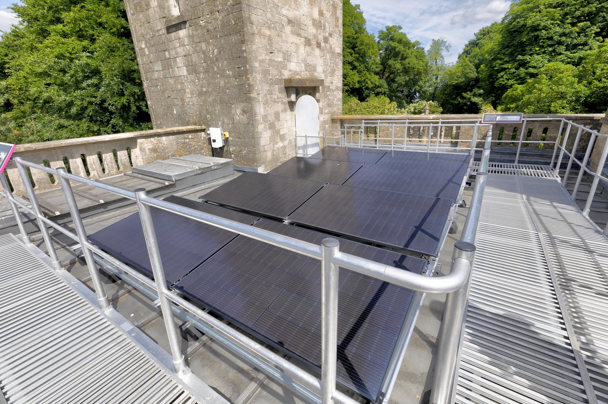 BeckfordsTower's tweet photo. Step outside onto our hidden roof terrace - situated halfway up the tower!  The "Our Tower" capital works project team restored this terrace and made it safe for visitors. The team also installed solar panels to create a clean energy source for the tower.  

🧵 https://t.co/CjL01p1c2i