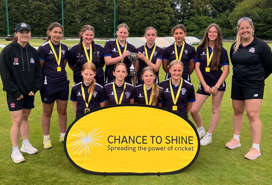 CricketShrops's tweet photo. ππ Huge congratulations to Newport Girls High U13s and Thomas Adams School Girls U15s on their brilliant success at the @Chance2Shine #ChanceToCompete regional finals at Edgbaston yesterday representing Shropshire.
https://t.co/u90q41TYOj https://t.co/yswYRop1tk