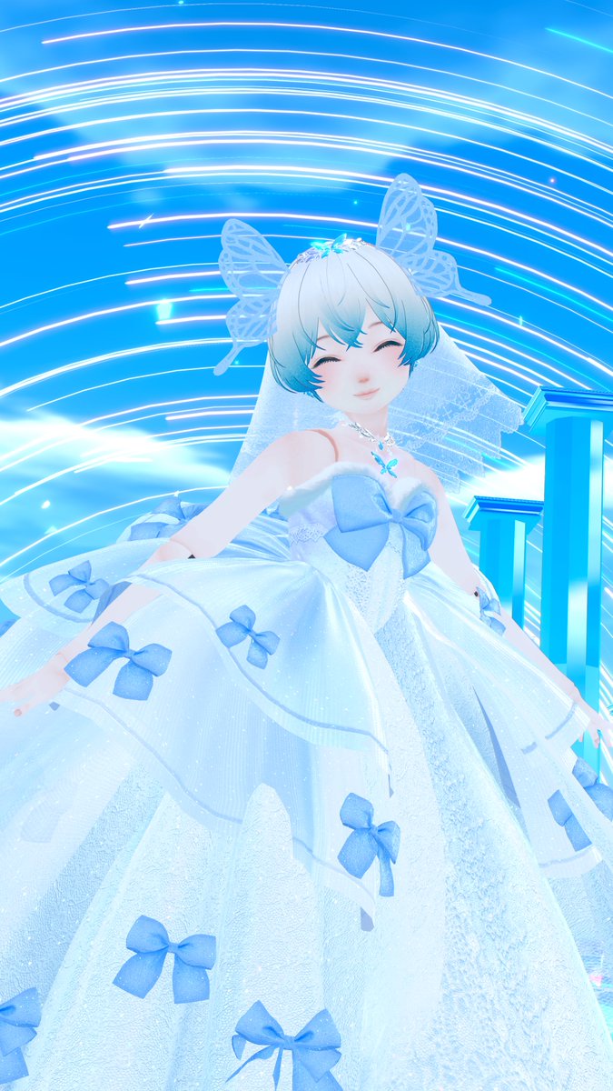 CxZ2v's tweet photo. 水色のドレスが似合う。
このドレスはメッシュが細かく別れているので、組み合わせを考えるのが楽しいです。
#AdaptDress https://t.co/nljMm0HLxE
