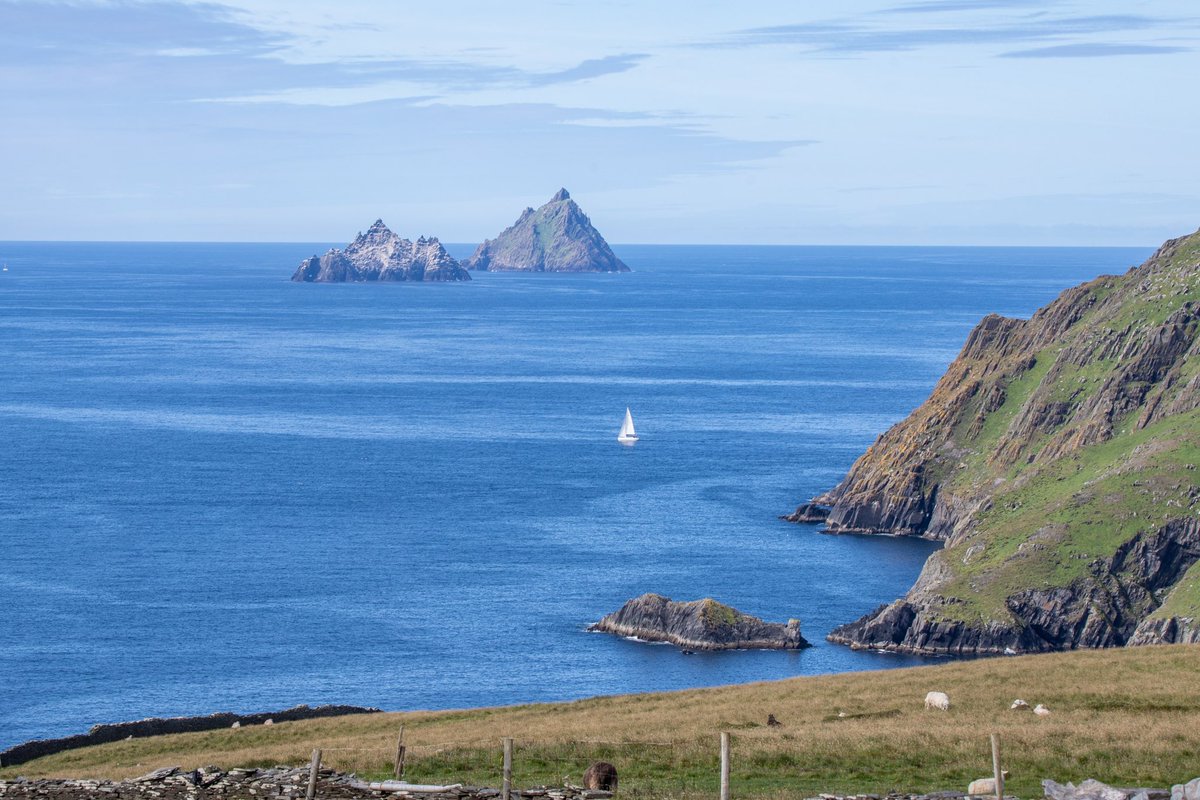 The mystical and magical Skelligs. <a href="/wildatlanticway/">Wild Atlantic Way</a> <a href="/WAWHour/">#WAWHour</a>