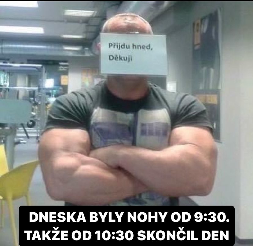 LK_bodybuilder's tweet photo. I KDYŽ UŽ TO NENÍ JAKO DŘÍV...
... pořád to platí. Odjedu nohy, pak sedim půl hodiny a čumim jako vyoranej rejsek.
🙈🤪🙈
Máte to po nohách taky tak?
😂💪😂
#notyvole #nohy #thelegday #zaseparada #💪💪💪 https://t.co/PWXpK33otU