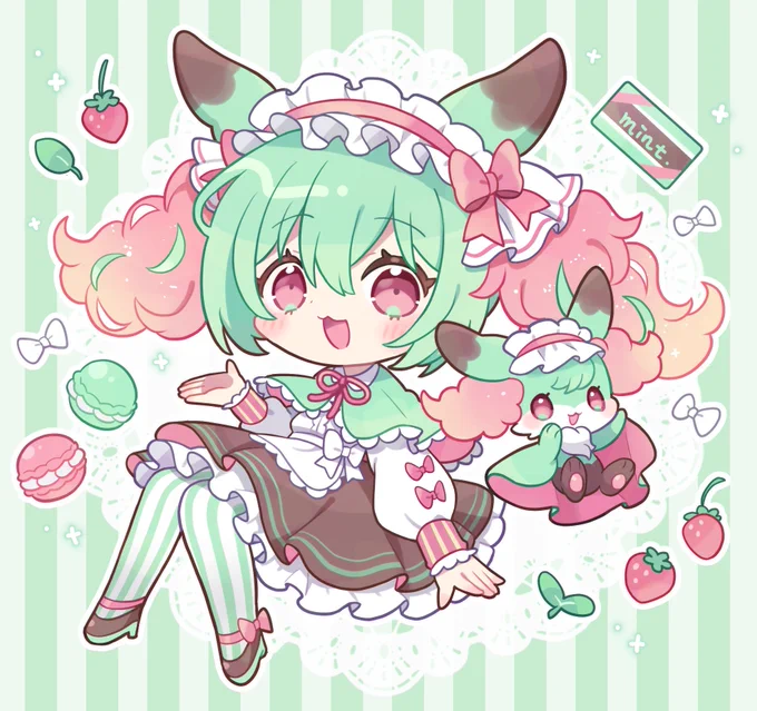 クリエポでフォロワーさん増えたので改めて自己紹介…! SDイラストレーターの岡森くおです  アニメキャラやVtuberさんのミニキャライラスト、創作マスコット等のイラストを描いてます! よろしくお願いします～