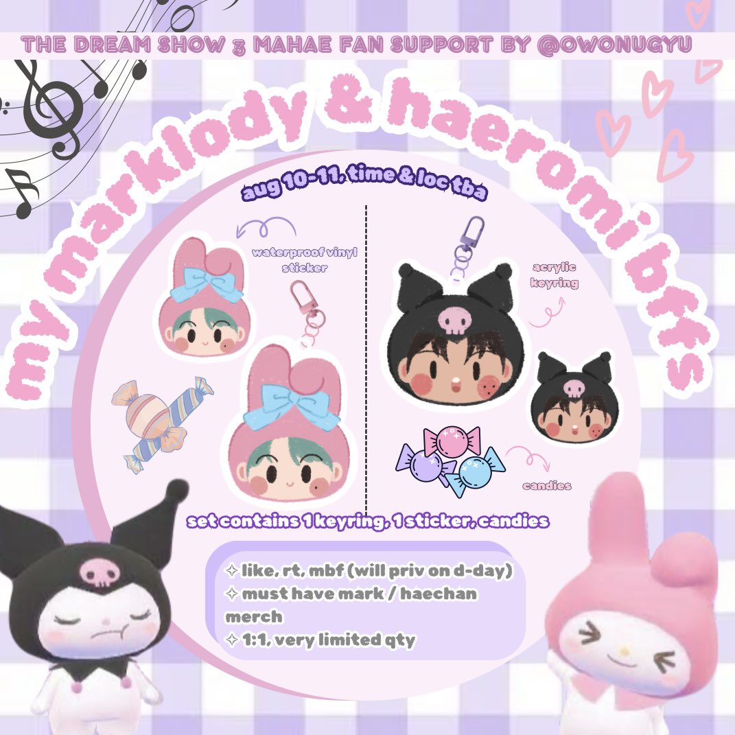 owonugyu's tweet photo. ੈ✩ my marklody &amp; haeromi bffs 𓆩♡𓆪

a mark &amp; haechan fan support by @owonugyu 💗

✧ like, rt, mbf (will priv on d-day)
✧ must have mark / haechan merch
✧ aug 10-11, time &amp; loc tba
✧ 1:1, very limited qty

#NCTDREAM_THEDREAMSHOW3_in_MNL #THEDREAMSHOW3_in_MANILA https://t.co/7XEOdg4s8A