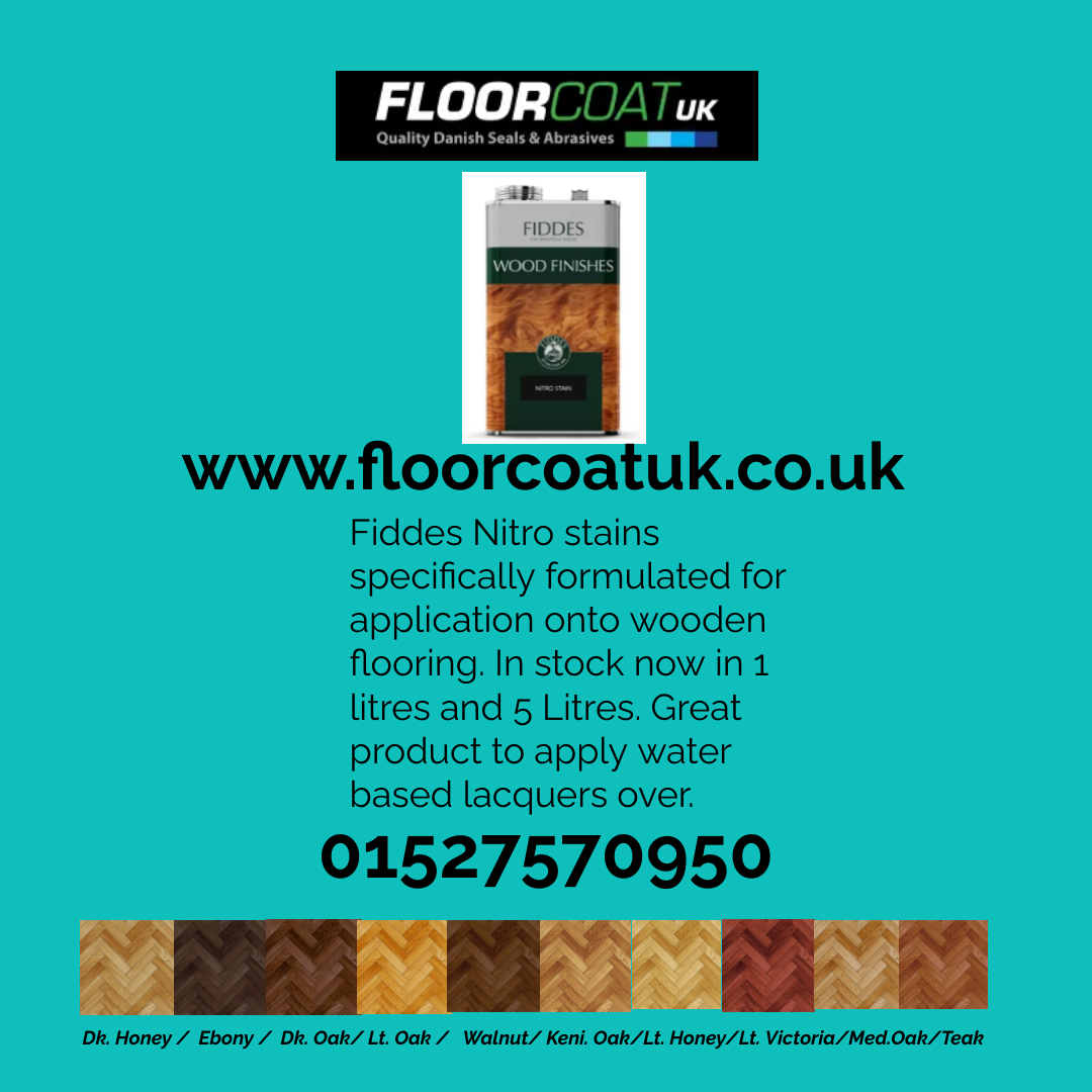 FloorcoatUk's tweet photo. Fiddes Nitro Stain suitable to be used under all our water based lacquers.
In stock for next day delivery 
https://t.co/vE6UrF8a9R https://t.co/gc88va8g0s