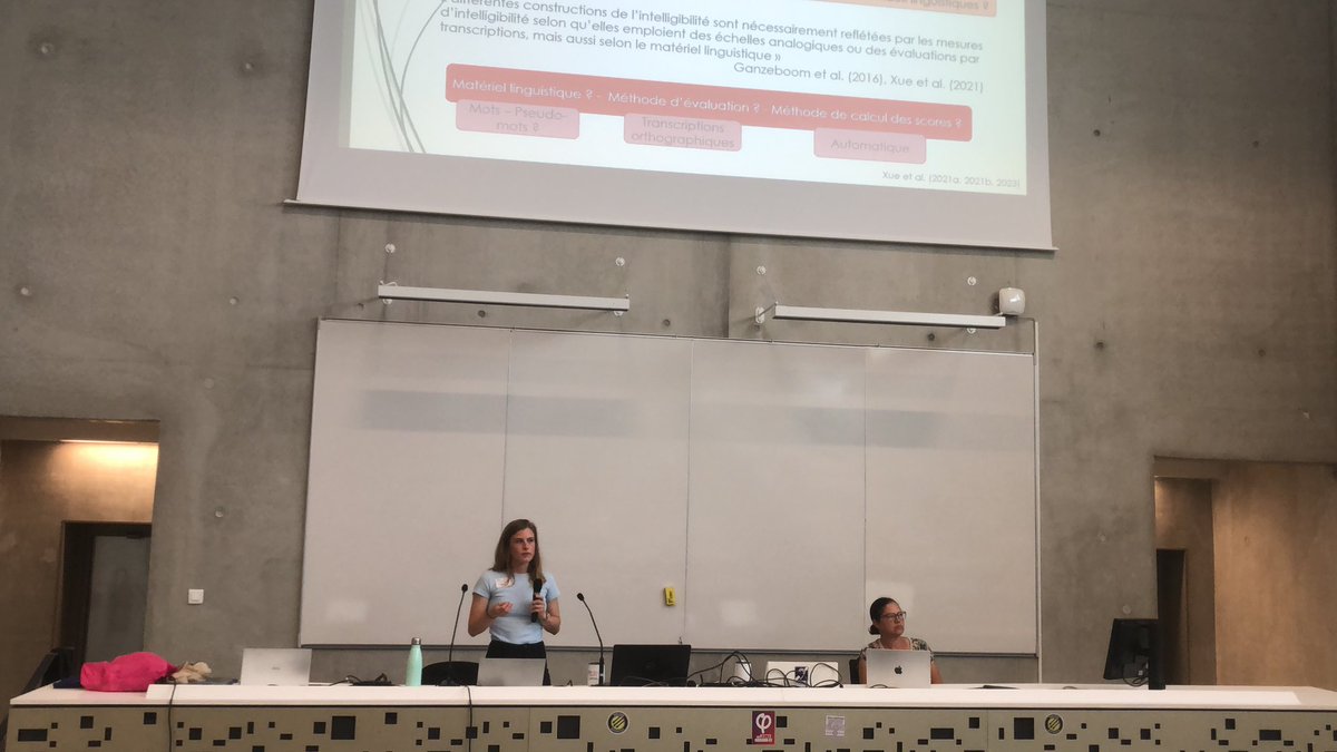 Marie Rebourg est la première présentatrice de la session Parole Pathologique <a href="/JepTaln2024/">JEP-TALN2024</a> #jeptaln2024