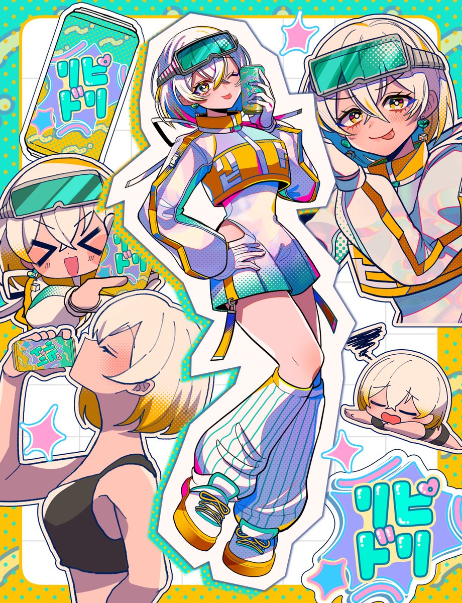 「ボカデュオ、お誘いいただいたチームでイラスト担当いたしました! 元気いっぱいエナ」|ロノンのイラスト
