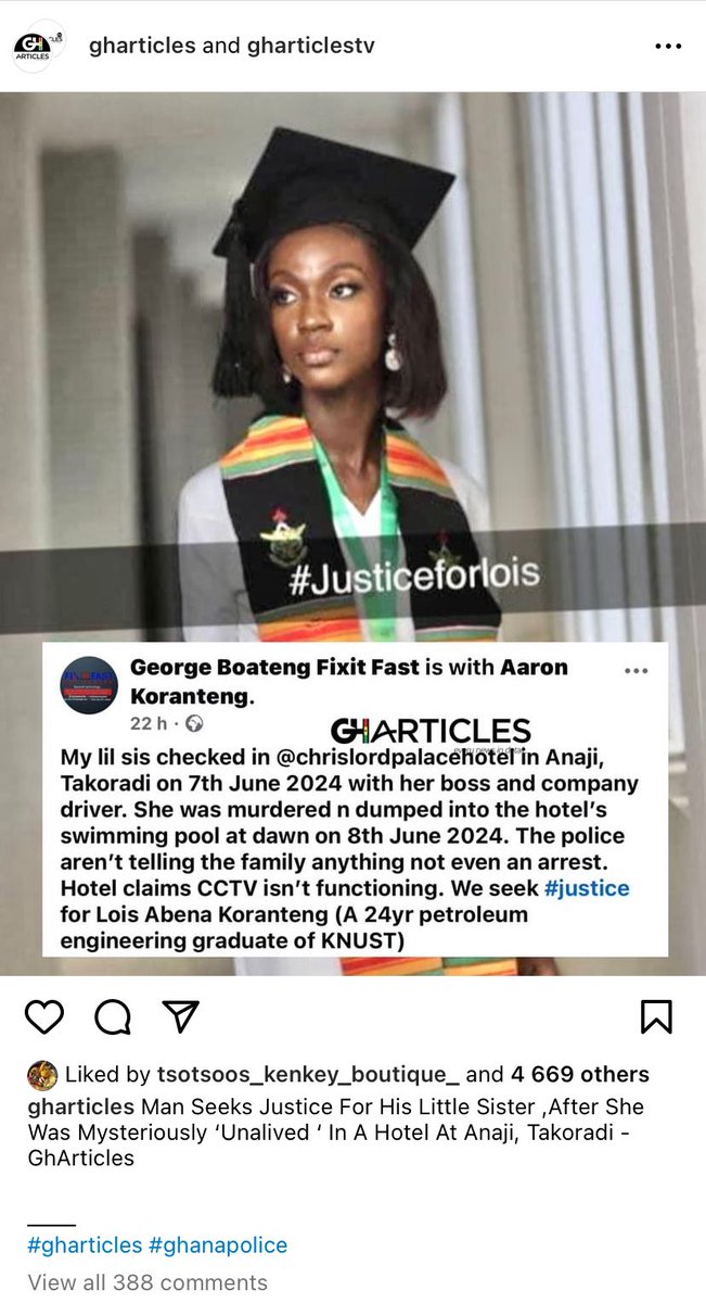 ___ethel_'s tweet photo. This babe was murdered and drowned to make it look like she committed suicide. The hotel’s cctv camera were not functional, the police are not saying anything to the family. Mind you, this happened in June. Let’s get justice for her. Pls rt! #Justice4Lois https://t.co/16KNU3GjwP