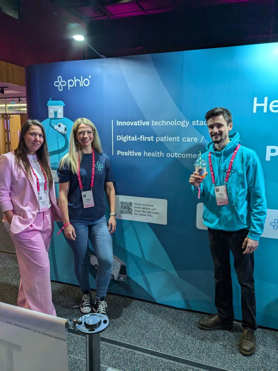 WeArePhlo's tweet photo. We are here at @turingfest in Edinburgh today &amp; tomorrow 🤖

You'll find us as you enter the main exhibition space, with lots of friendly faces, free smoothies and merch galore! 

Come and say hi. We can't wait to tell you how we're powering healthcare's digital transformation 🚀 https://t.co/7NnhXh8ynf