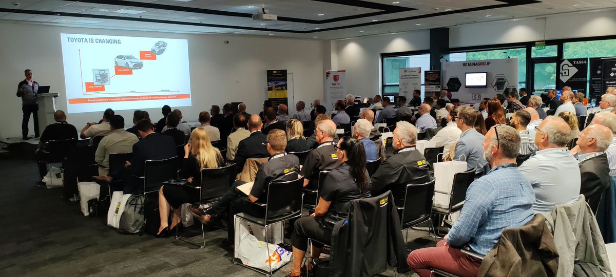 VinChipDPI's tweet photo. VIN CHIP is platinum sponsor at the IAATI UK conference hosted by @ToyotaUK - great attendance! #IAATI #IAATIUK #vehicle #VINCHIP #security https://t.co/Q17P4Squ2J