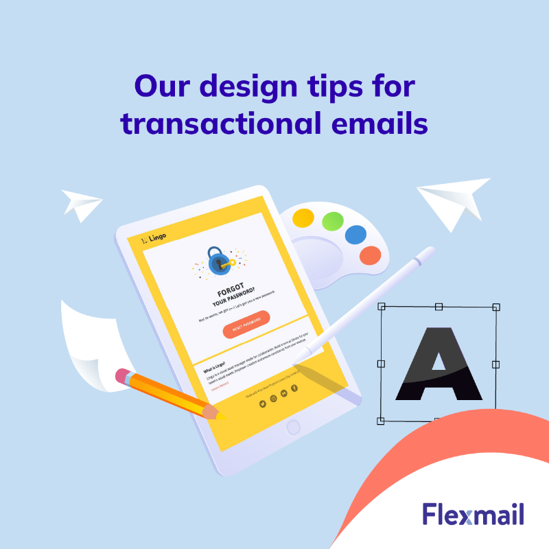 flexmail_be's tweet photo. Transactional emails are a powerful communication tool that you shouldn't underestimate. So, it's crucial to craft your #transactional #emails carefully! 👉 Here are some unmissable #design #tips to get you started right away. Including examples straight from practice!