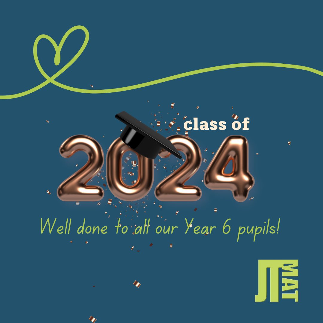 A huge well done to all our Year 6 pupils across the Trust who are receiving their SATs today! 
Thank you for your hard work this year - we are very proud of you all! 👏😊