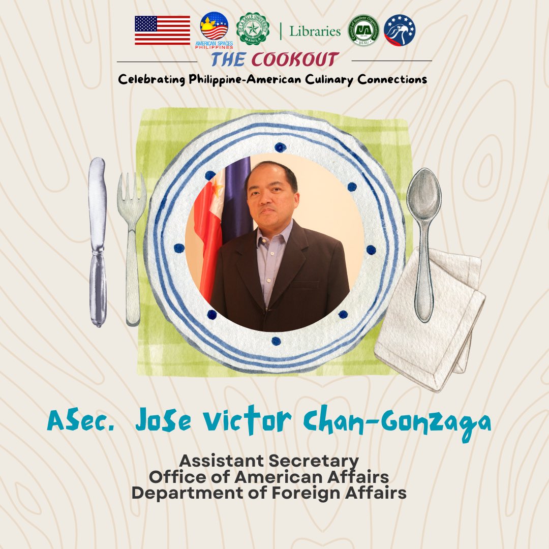ACManilaPH's tweet photo. In observance of Philippine-American Friendship Day, we invite you to explore the unique fusion of American and Philippine cuisines. Learn how these culinary traditions bridge cultures and enhance diplomatic relations this Wednesday afternoon at De La Salle University Libraries. https://t.co/x0oG2L2hW7