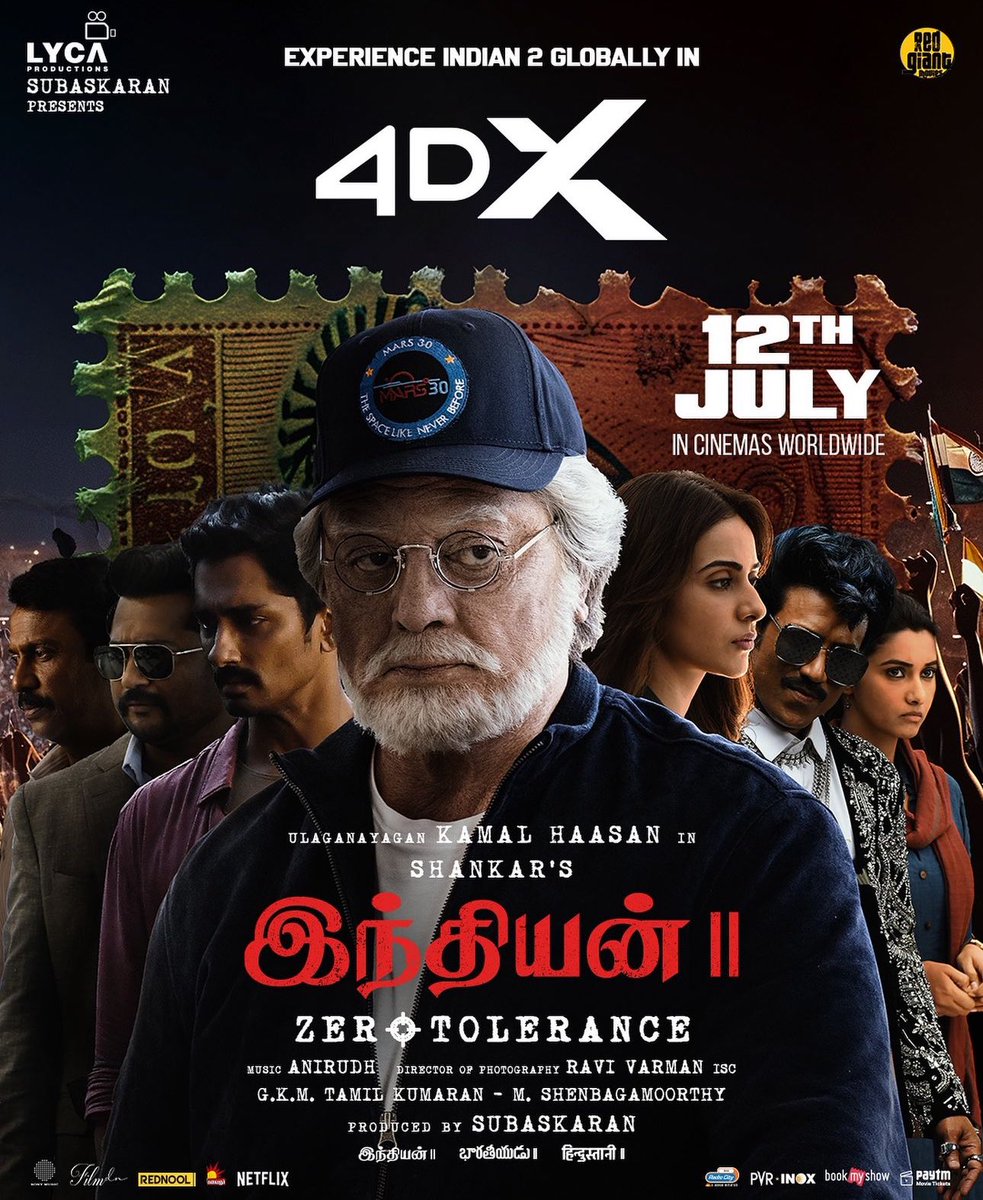 ATamilMovMedia's tweet photo. Senapathy Returns In #4dx 🔥🔥
#Indian2
#Ulaganayagan #kamalhaasan #shankar #anirudh #lycaproductions #Subaskaran
#Hindustani2 #Bharateeyudu2 #ZeroTolerance #siddharth
#Indian2On12thJuly #Indian2AudioLaunch #tamil #tamilcinema #kollywood https://t.co/ggo7g9lRWY