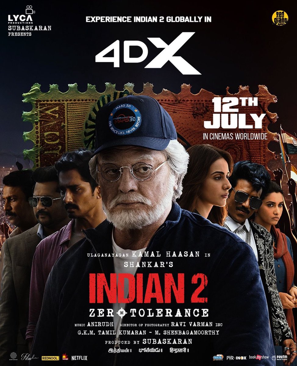 ATamilMovMedia's tweet photo. Senapathy Returns In #4dx 🔥🔥
#Indian2
#Ulaganayagan #kamalhaasan #shankar #anirudh #lycaproductions #Subaskaran
#Hindustani2 #Bharateeyudu2 #ZeroTolerance #siddharth
#Indian2On12thJuly #Indian2AudioLaunch #tamil #tamilcinema #kollywood https://t.co/ggo7g9lRWY