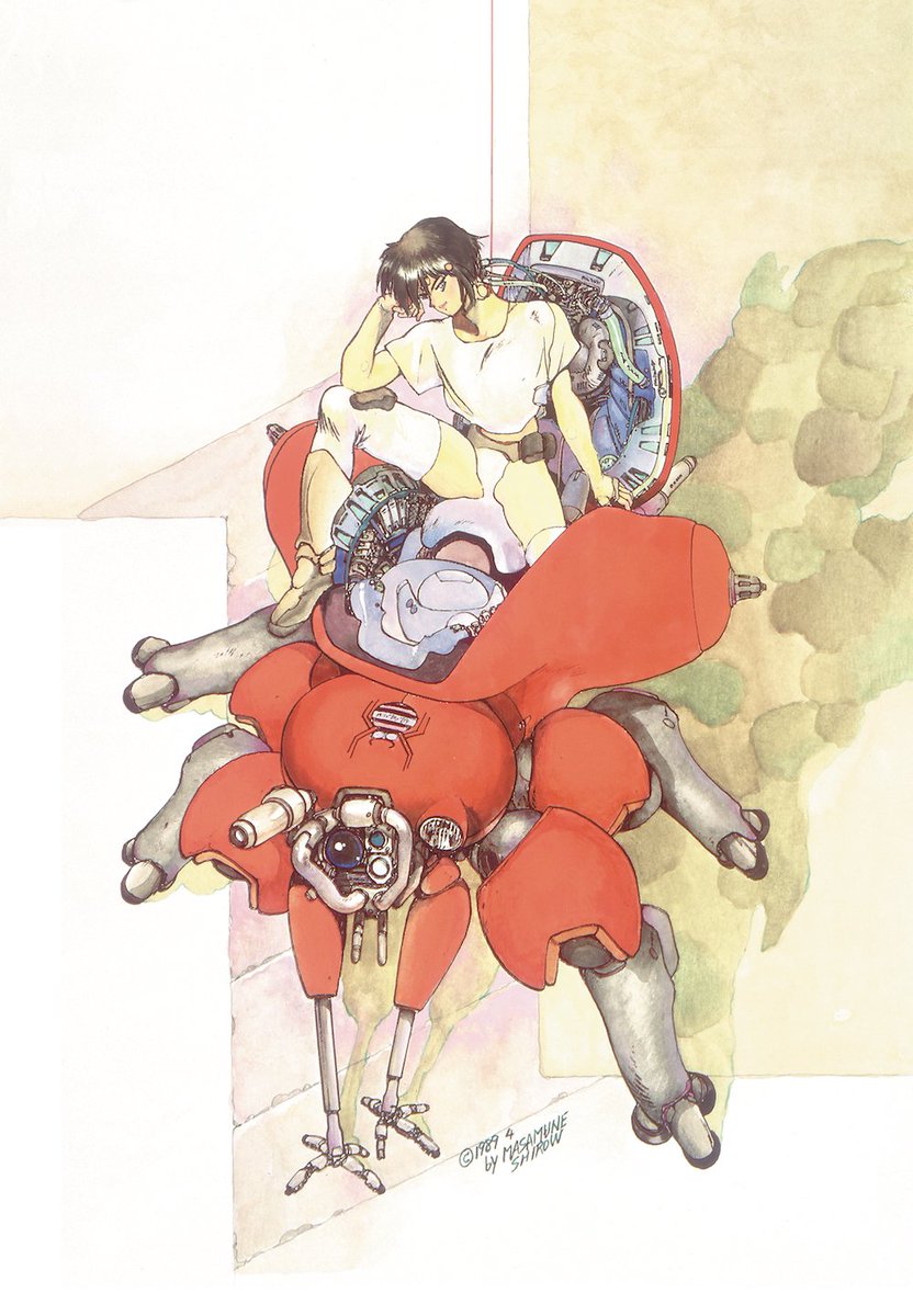 かつて士郎正宗によって描かれた画の秘密を、現在の士郎正宗の