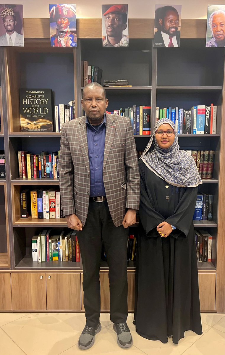 AbdiwahabSheik7's tweet photo. Pleasure to host Senator Maryan Farah Kahiye @senator_farah at the offices of AAISS @AfroAsiaInst this morning. We discussed the immense potential and the bright future of Somalia. We both agreed on the need to strive for unity and peace of the country and the Horn of Africa region as a whole.