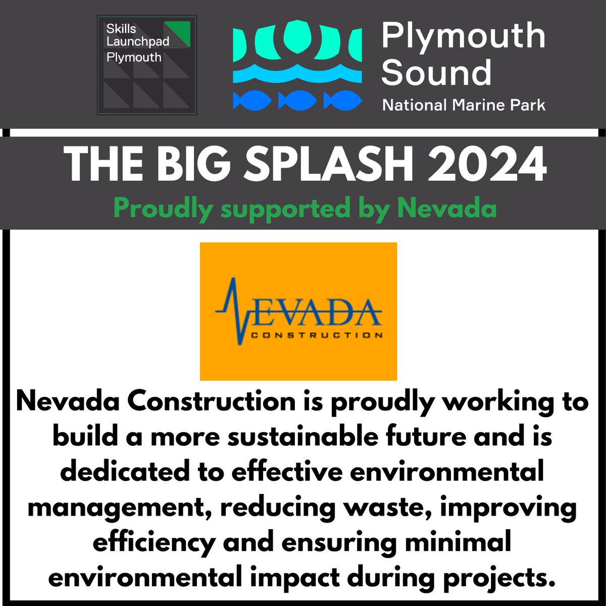 PlymLaunchpad's tweet photo. One more sleep until clear blue skies for our #BigSplash24 event.

Thanks to @NevadaLtd  for downing tools to showcase how they are responding to Net Zero and building a more sustainable future.

More event and #greenskills info here 👉 https://t.co/eLgxFH7uAQ

#Skills4Plymouth https://t.co/eSPpzHBThy