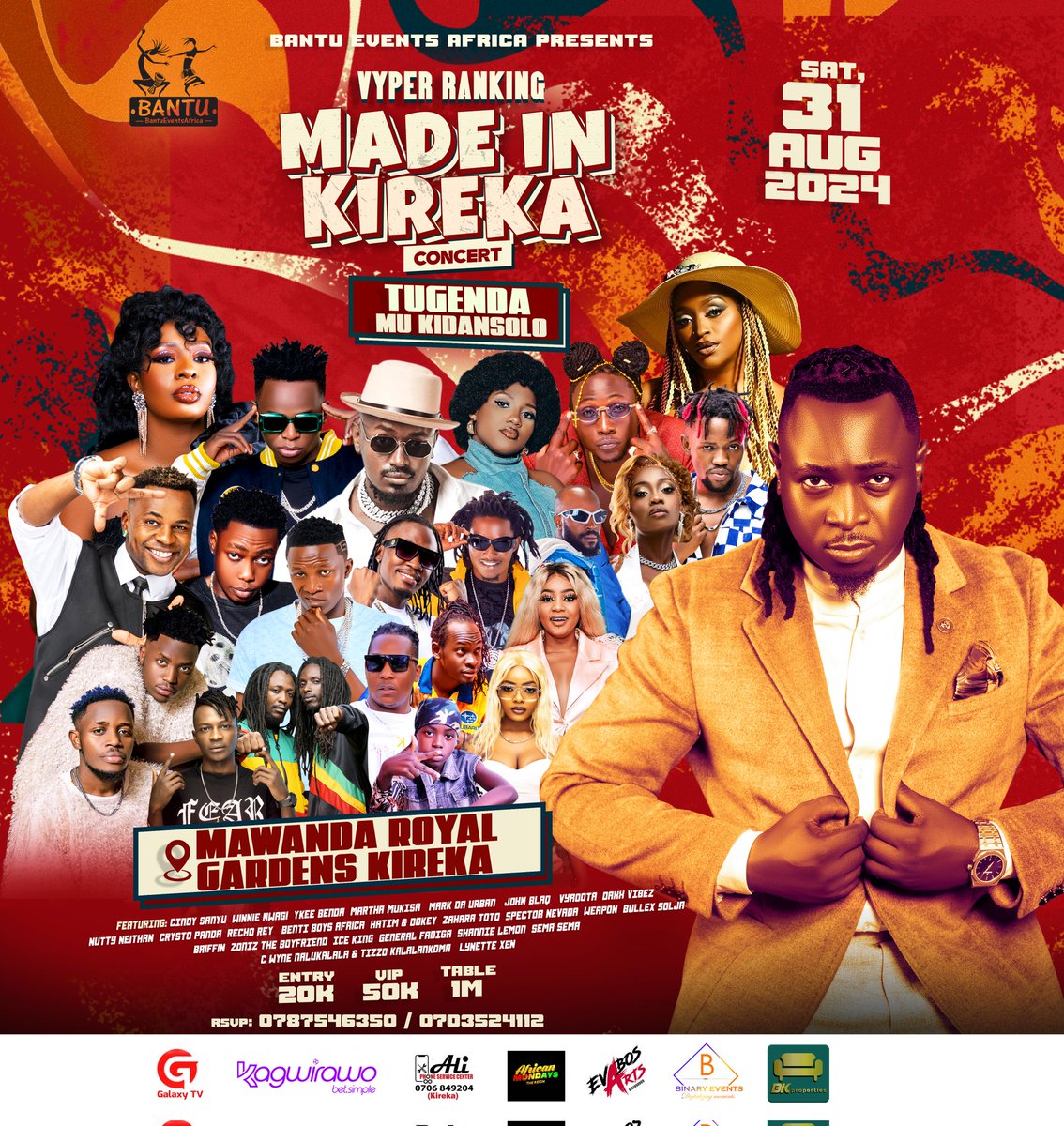 vyperranking's tweet photo. #TugendaMukidansolo 
#MadeinKireka31August https://t.co/5j0IPfSQFJ