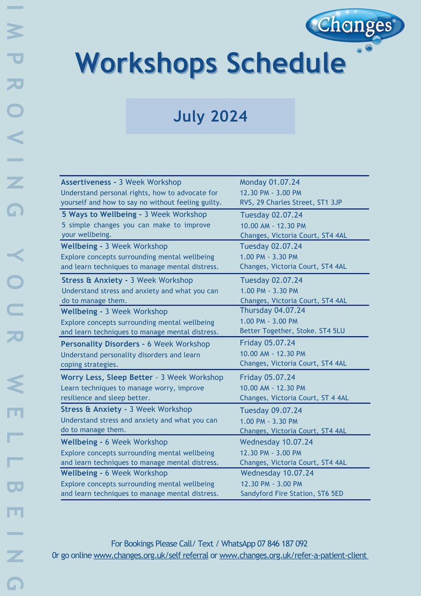 Changes Health and Wellbeing tweet media