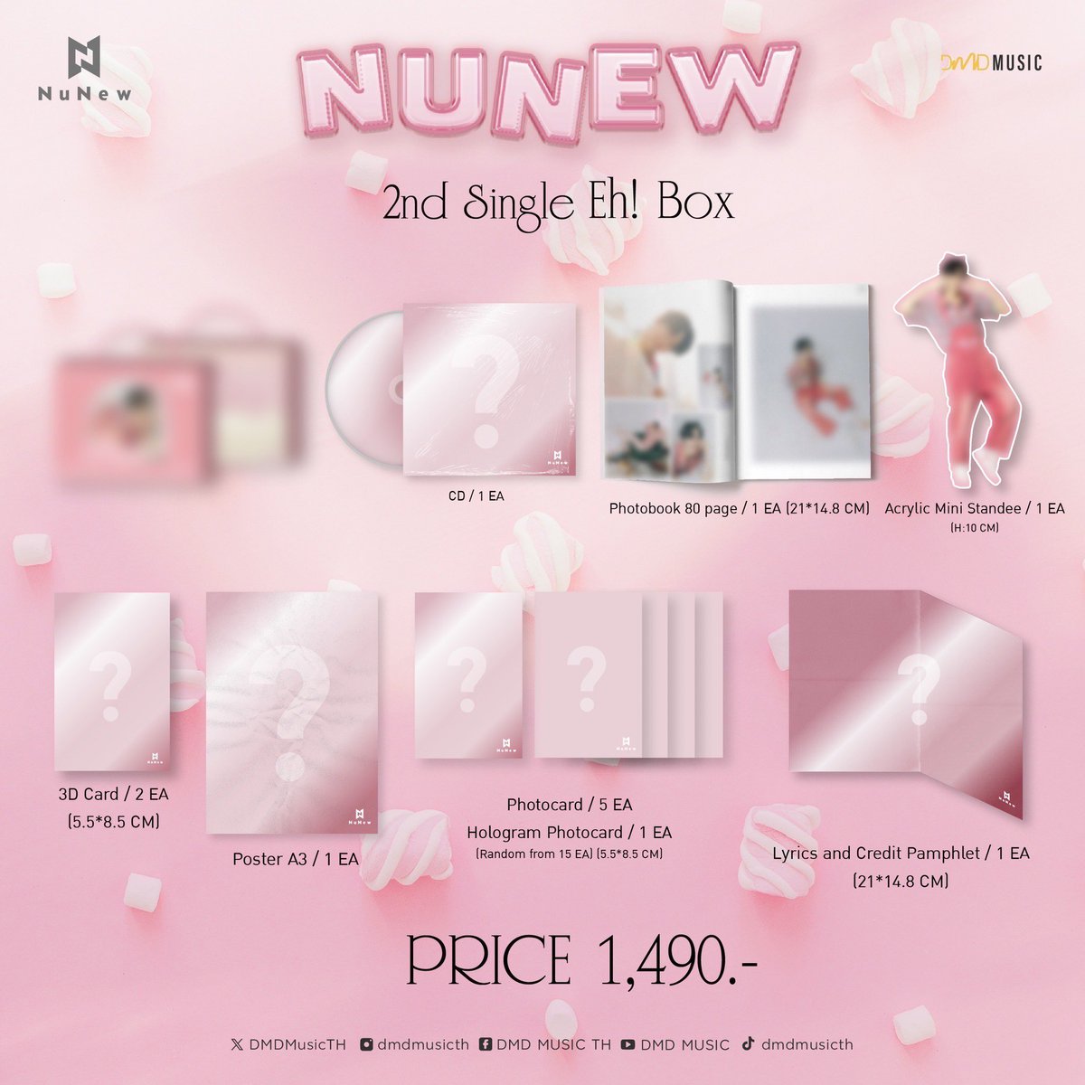 reviewjjshop2's tweet photo. 【PRE】พรี #Nunew 2nd Single Eh!
📌 พร้อมส่งที่จีน ราคาพิเศษ
💵 990 บาท
🚚 รวมส่งEMS
📥 DM / https://t.co/ywhqtvb7il
#Eh_AlbumPreOrder #นุนิว #NuNew2ndSingle #ซีนุนิว #Zeenunew #ตลาดนัดซีนุนิว https://t.co/JeExLy1RBh