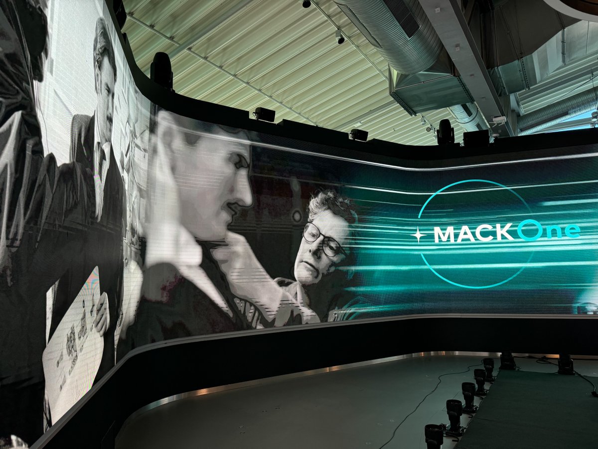MichaelMack's tweet photo. Preparations are underway for Friday's PROJECT 2025 keynote: the stage is being set and screens are being tested. Excited to share what’s next! @mackoneofficial https://t.co/2le5dFDM8O