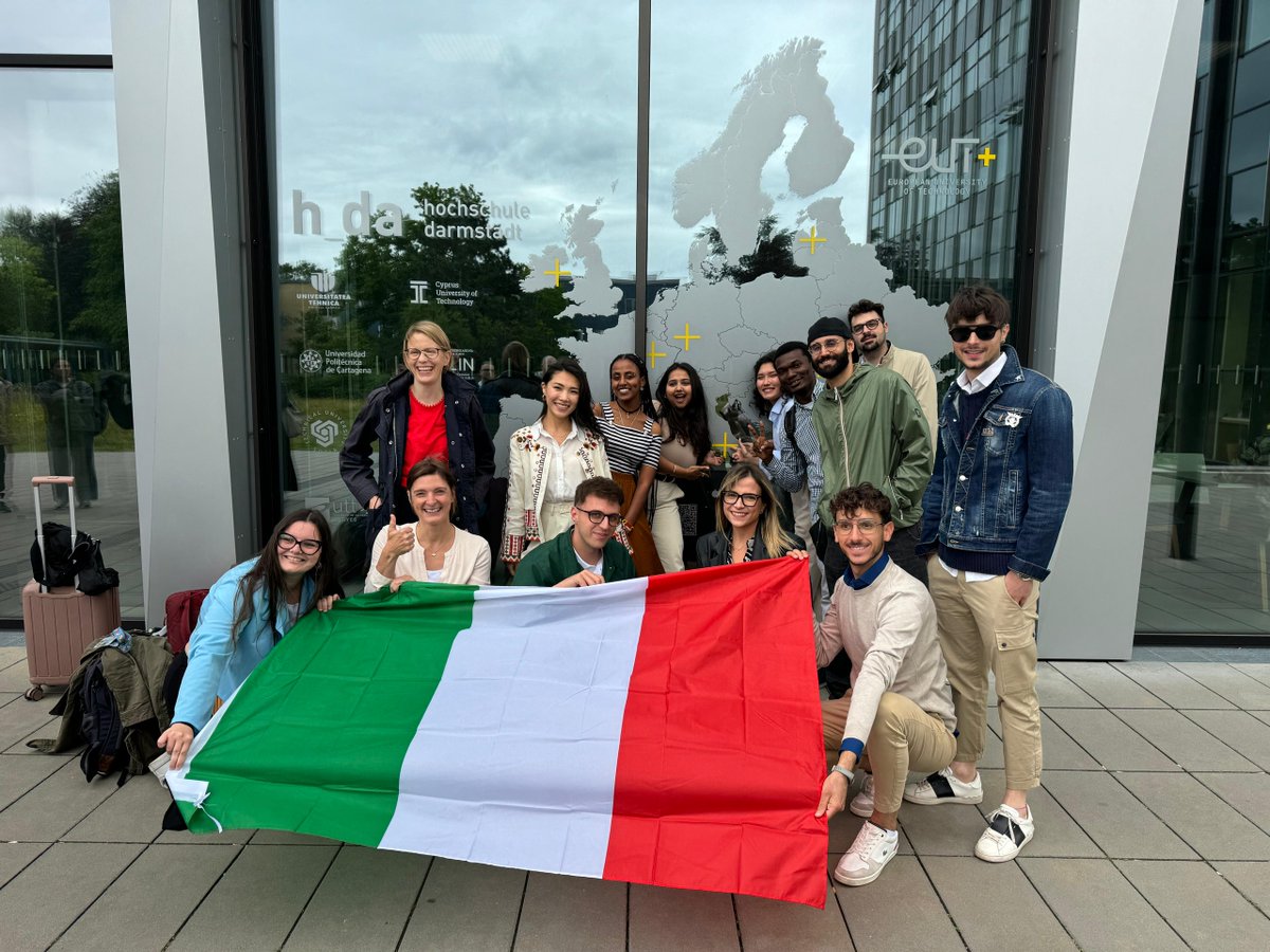 EuropUnivTech's tweet photo. ✨👥The "Blended Intensive Program on #Sustainable #SupplyChainManagement" at Darmstadt University of Applied Sciences has come to an end.
📚The program : meeting, group work, final presentations, visiting the city... 👉https://t.co/jQIrx5Tkoy #BIP #EUT+ #EUTPlus https://t.co/6d10Bx0UD0
