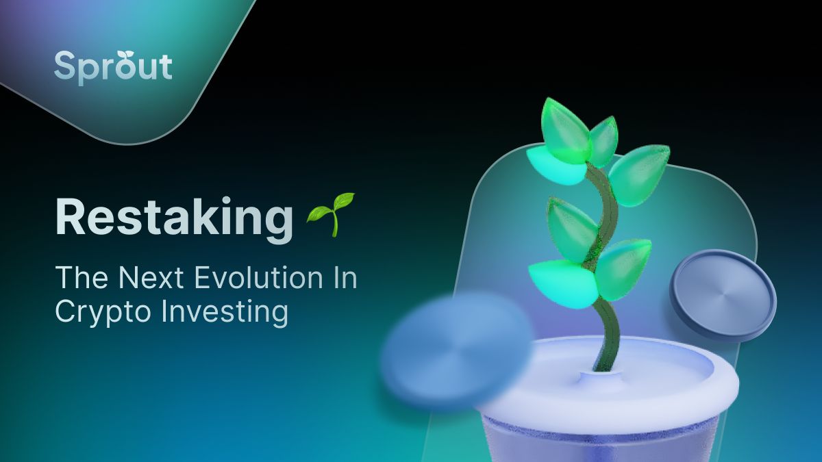 SproutDeFi's tweet photo. Restaking: The Next Evolution in Crypto Investing 🚀

🌱 Hey crypto enthusiasts! Ever heard of restaking? It’s the next big thing in boosting your crypto returns. Let’s dive into how you can earn more with what you already have! 

#Restaking #Crypto #Investing #DeFi https://t.co/4li1wal4Hd