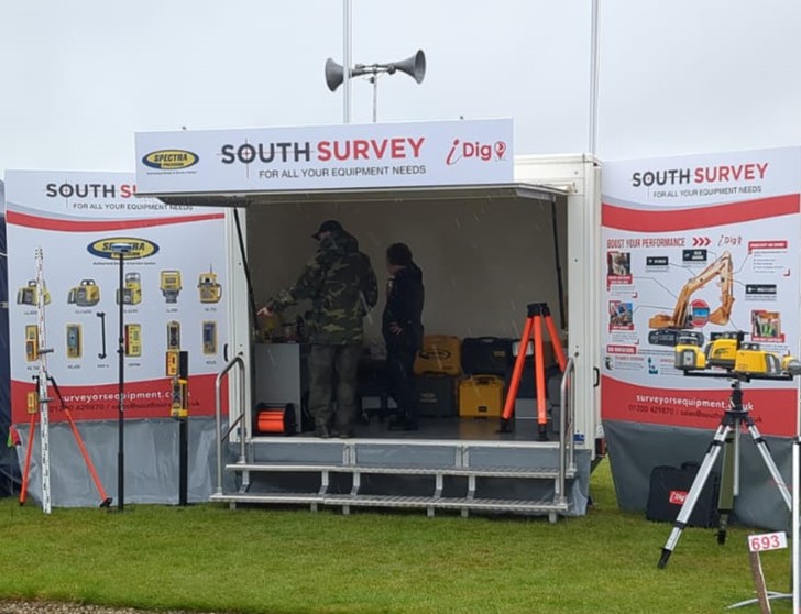 All set up for the great Yorkshire show were we will be exhibiting for the next 4 days (rain or shine haha) and showing a range of products from Laser levels, iDig machine control, GPS, Rolatubes roll up tripods and more.
surveyorsequipment.co.uk