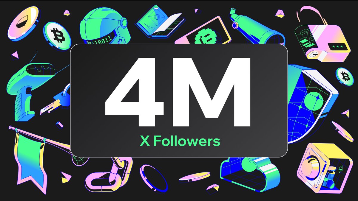 TrustWallet's tweet image. 🎉 4 MILLION followers on X! 🎉

+1 MILLION FOLLOWERS IN JUST 1 WEEK! 
A massive thank you to every single member of the #TrustWallet fam for being part of this achievement. Your support, energy, and passion drive us to new heights every day!
Can't wait to achieve even more…