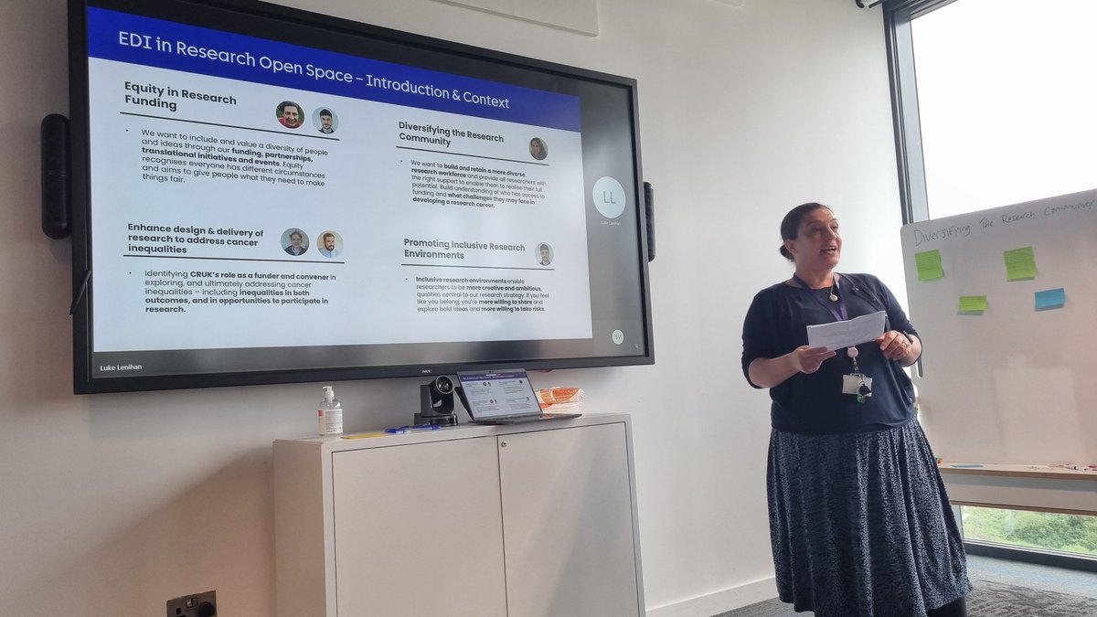 Mathew Tata (@maj_tata) on Twitter photo #EDI in #research ideation is 🚦GO
We're using an open space format to bring in different colleagues from across <a href="/CRUKresearch/">Science and Innovation at Cancer Research UK</a> to raise what issues should be central in our strategy across the next few years. #EDI in #research ideation is 🚦GO
We're using an open space format to bring in different colleagues from across <a href="/CRUKresearch/">Science and Innovation at Cancer Research UK</a> to raise what issues should be central in our strategy across the next few years.