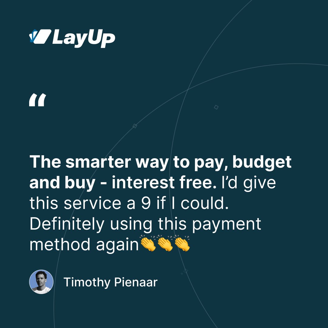 LayUpPayments's tweet photo. Happy customers = happy LayUp! 🌟

We genuinely appreciate feedback as we constantly strive to improve the lives of our customers. Thank you for being part of our journey. https://t.co/S5B7pK0vvh