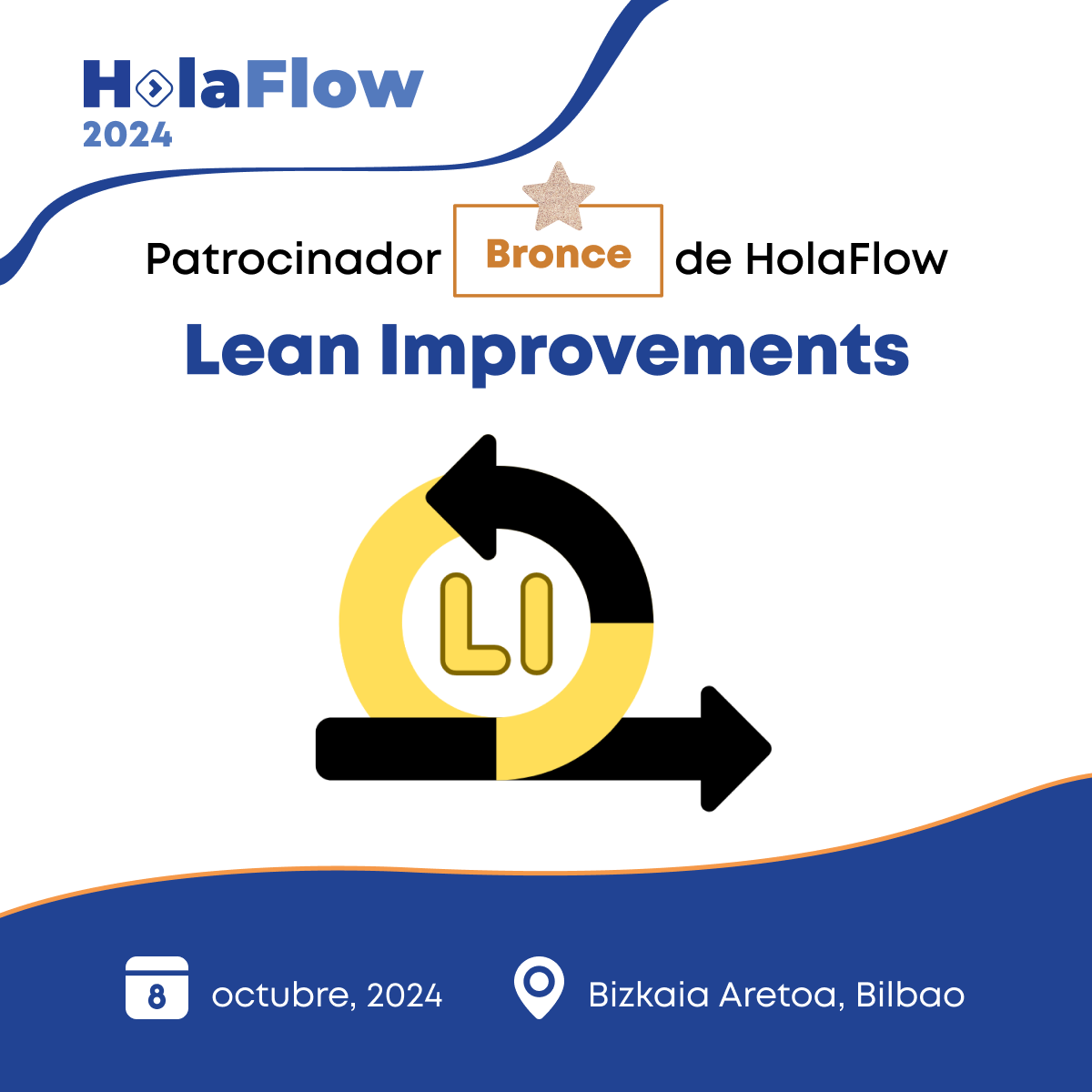 🚀 Damos la bienvenida a Lean Improvements como nuestro #Patrocinador Bronce 🥉 de #HolaFlow2024

Prepárate para la 3ª edición de #HolaFlow donde se compartirán experiencias sobre la gestión híbrida de proyectos, operaciones y agilidad organizacional

Ver holaflow.es