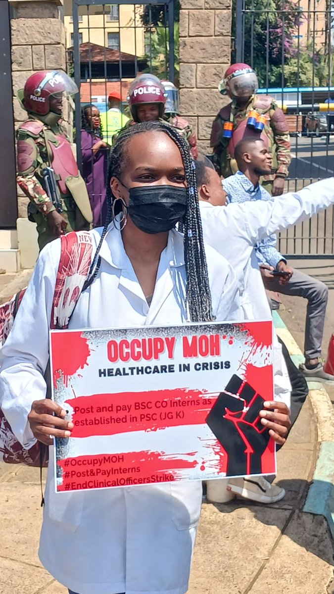It is so unfortunate that the minister of health <a href="/Nakhumicha_S/">Nakhumicha S. Wafula E.G.H</a> thinks doctors are the only ones awaiting posting, we have Bsc Clinical Officers  awaiting yo be posted and paid according to JG k.
<a href="/citizentvkenya/">Citizen TV Kenya</a> Let it be clear that Bsc Co are also out there.
<a href="/muthonikenya/">muthonikenya</a>