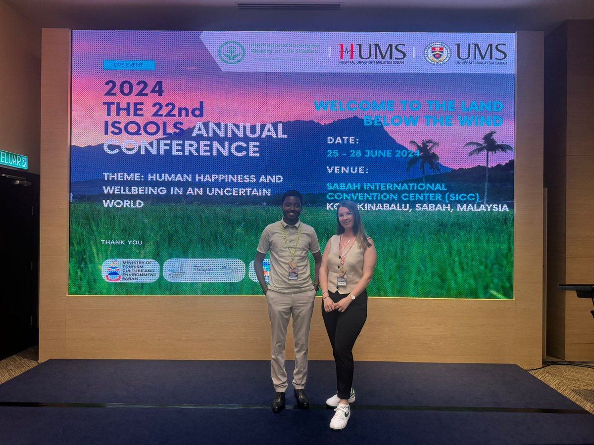 RuWell_IAMO's tweet photo. Proud to see our PhD researchers, @kansiimejosn and @Arbnshala, actively contributing to the #ISQOLS2024 Annual Conference. Their insights and dedication are inspiring! @iamoLeibniz  #KotaKinabalu #Malaysia #ProudTeam https://t.co/I30dMA3P7H