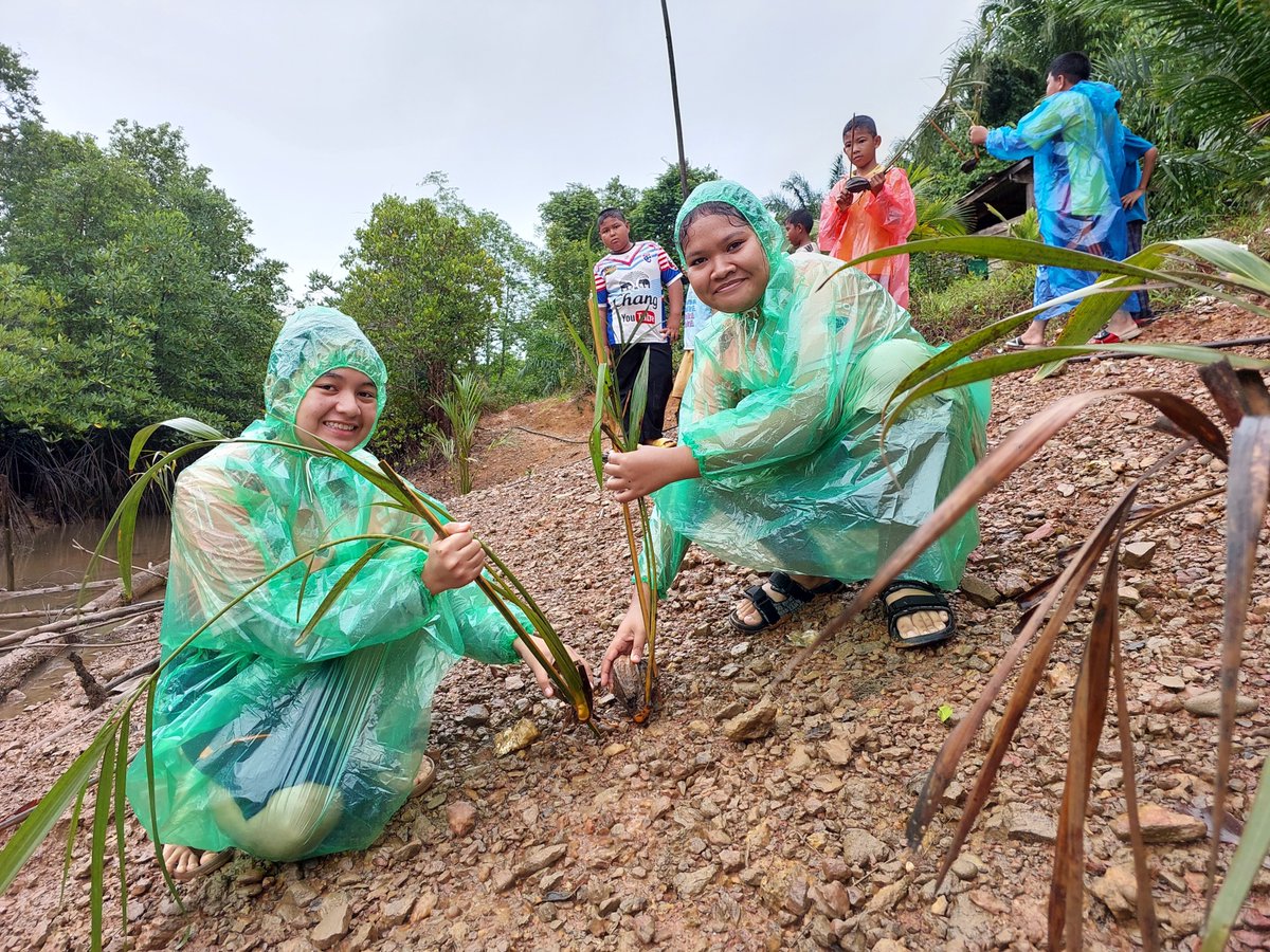 WorldVisionTH's tweet photo. #มูลนิธิศุภนิมิตฯ จ.พังงา ยกขบวน #ผู้นำเยาวชน พร้อมด้วยผู้ปกครองและผู้นำชุมชน ลุย #ป่าชายเลน ปลูก ‘ต้นจาก’ ซึ่งโครงการนี้ถูกคิดและริเริ่มโดยเยาวชนที่เปี่ยมล้นด้วยหัวใจที่อยากจะพัฒนาบ้านเกิดที่มองการณ์ไกลถึงการสร้างความมั่นคงในชุมชนและ #อนุรักษ์ระบบนิเวศ
#WVFT50 #hero #NotJust https://t.co/PTkDsTCZjc