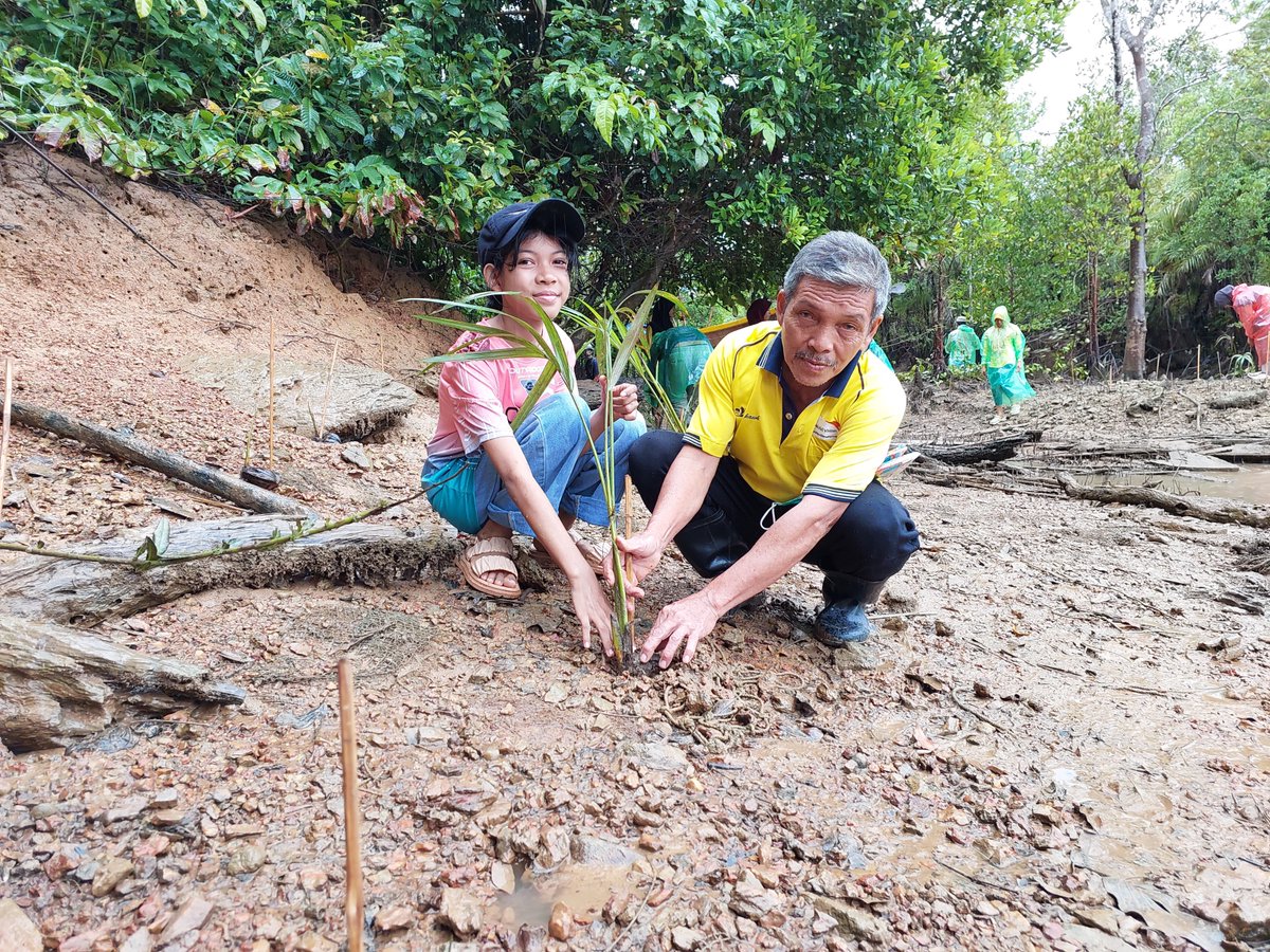 WorldVisionTH's tweet photo. #มูลนิธิศุภนิมิตฯ จ.พังงา ยกขบวน #ผู้นำเยาวชน พร้อมด้วยผู้ปกครองและผู้นำชุมชน ลุย #ป่าชายเลน ปลูก ‘ต้นจาก’ ซึ่งโครงการนี้ถูกคิดและริเริ่มโดยเยาวชนที่เปี่ยมล้นด้วยหัวใจที่อยากจะพัฒนาบ้านเกิดที่มองการณ์ไกลถึงการสร้างความมั่นคงในชุมชนและ #อนุรักษ์ระบบนิเวศ
#WVFT50 #hero #NotJust https://t.co/PTkDsTCZjc