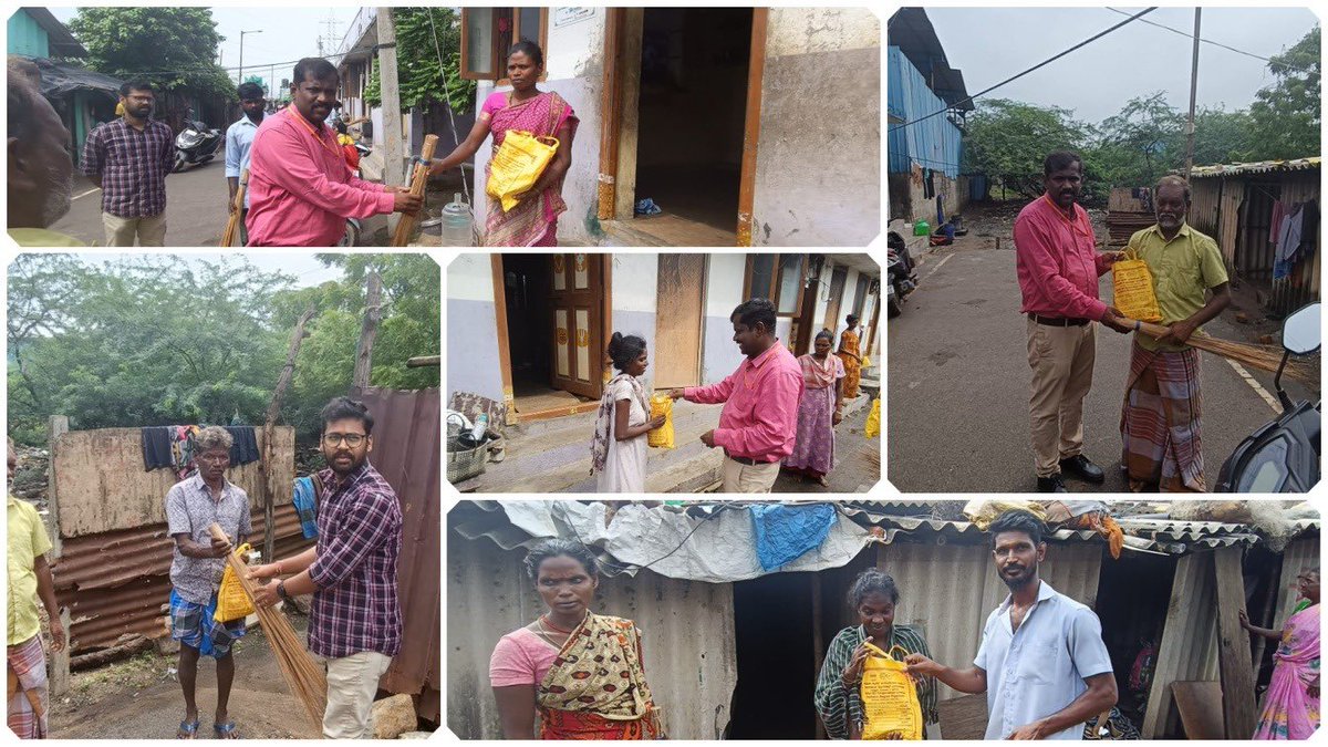 IOCLSRPLEnnore's tweet photo. Swachhta Kits (comprising hygiene and routine health-safety products) distributed to slum dwellers residing near EMPL pipeline @iocl_srpl1 https://t.co/SmbQkWaRXF