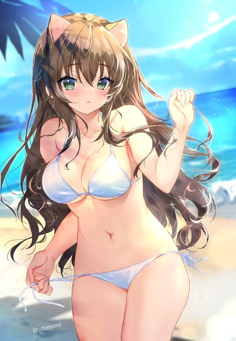 #暑いので水着絵で体温調節する 🍹 