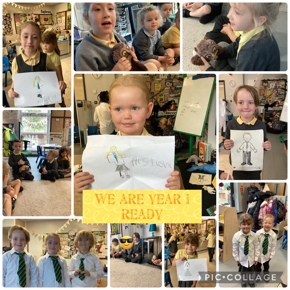 mesne_lea's tweet photo. Year 1 here we come!
.
.
The children took turns to discuss their feelings about moving to year 1 during circle time. They tried on the uniform and looked so grown up. They then enjoyed drawing a self portrait to give to their new teacher @Mrs_Stott1 👩‍🏫 #excitedforchange https://t.co/0PMVWY6xrE
