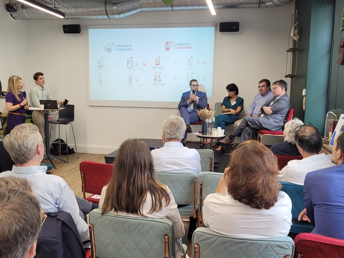 💧Les #fabricants français de #produits d'#entretien et d'#hygiène étaient réunis en AG le 27 juin. L'occasion pour <a href="/FHER/">fernando perez pablo</a> de proposer à ses adhérents une conférence plénière de la #sobriété : services-proprete.fr/profession/252…