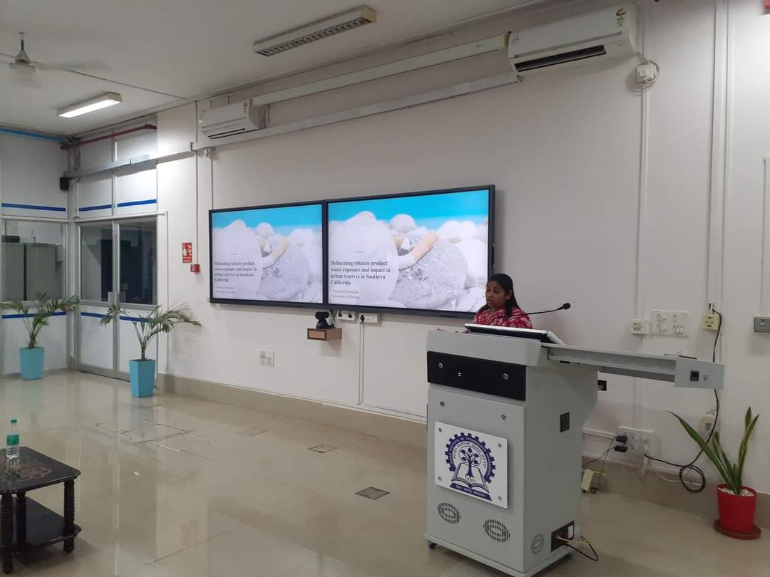 Former PhD scholars from our group Dr. Srimanti Dutta Gupta and Dr. Avishek Dutta, both Assistant Professors at University of Georgia visited us after 5 long years. 
They were the first graduates from Schools of Environmental Sc and Eng and Bioscience, IIT Kharagpur respectively.