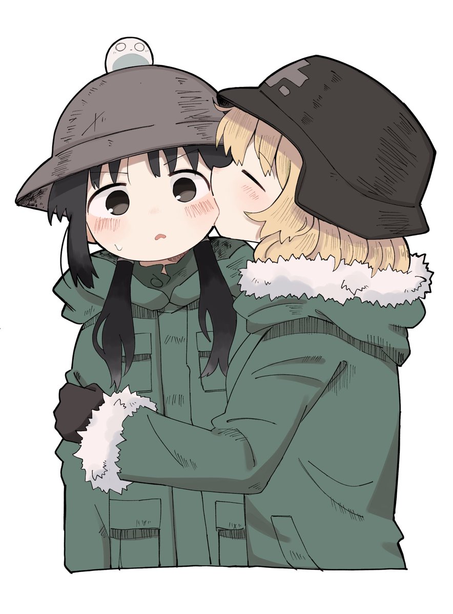 チト(少女終末旅行) ,ユーリ(少女終末旅行) 「もち…」|よよは