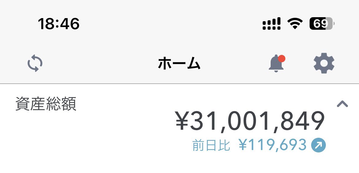 mdadadaro's tweet photo. 同い年で資産状況が近いので非常に参考にさせていただいている🤝(お酒大好きなのも同じで嬉しい) https://t.co/myfhtlNCpb