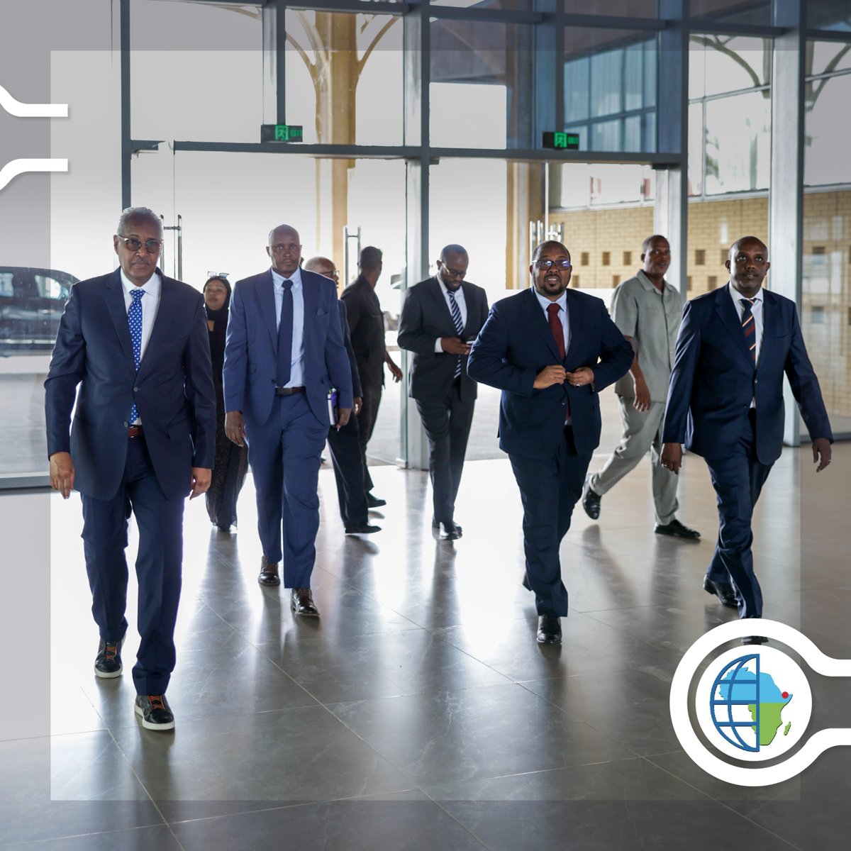 dpfza's tweet photo. The chairman had the honor of welcoming at Red Sea World a distinguished delegation, led by Mr. Abdikadir Ahmed Ali (Firdhiye), the leader of the interim Administration of SSC Khatumo-Somalia.
The delegation visited The Sociรฉtรฉ de Gestion du Terminal ร conteneurs de Doraleh (SGTD) and had the opportunity to witness firsthand the ports cutting-edge infrastructure.
This visit was aimed at providing the delegation with an in-depth understanding of the modern logistics capabilities and the efficiency of Djibouti's port management systems.
Following the comprehensive tour, a meeting was held between Mr. Abdikadir Ahmed Ali and Mr. Aboubaker Omar Hadi.
Their discussions focused on logistics within the region and a project of inland container depot and a logistic center at SSC-Khatumo.
@omar_hadi
@SSCKhaatumo