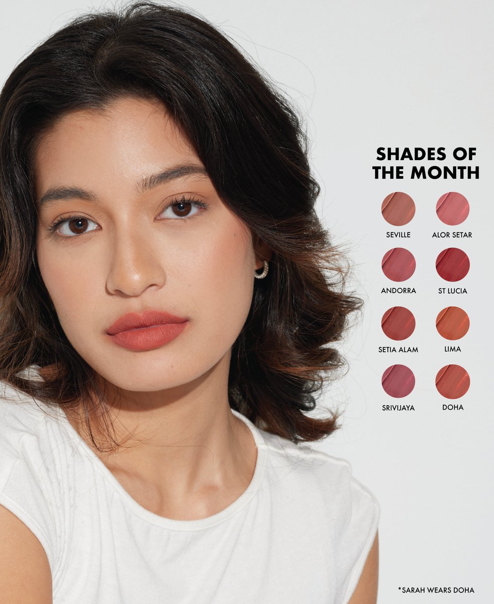 syedewacosmetic's tweet photo. Shades of the month!
Take your pick at these shades that suit all skin tones.
Matte lip lacquer available in minis and full sizes at all physical stores and online platforms
#SyedewaCosmetics https://t.co/Ct2fFk8J6A