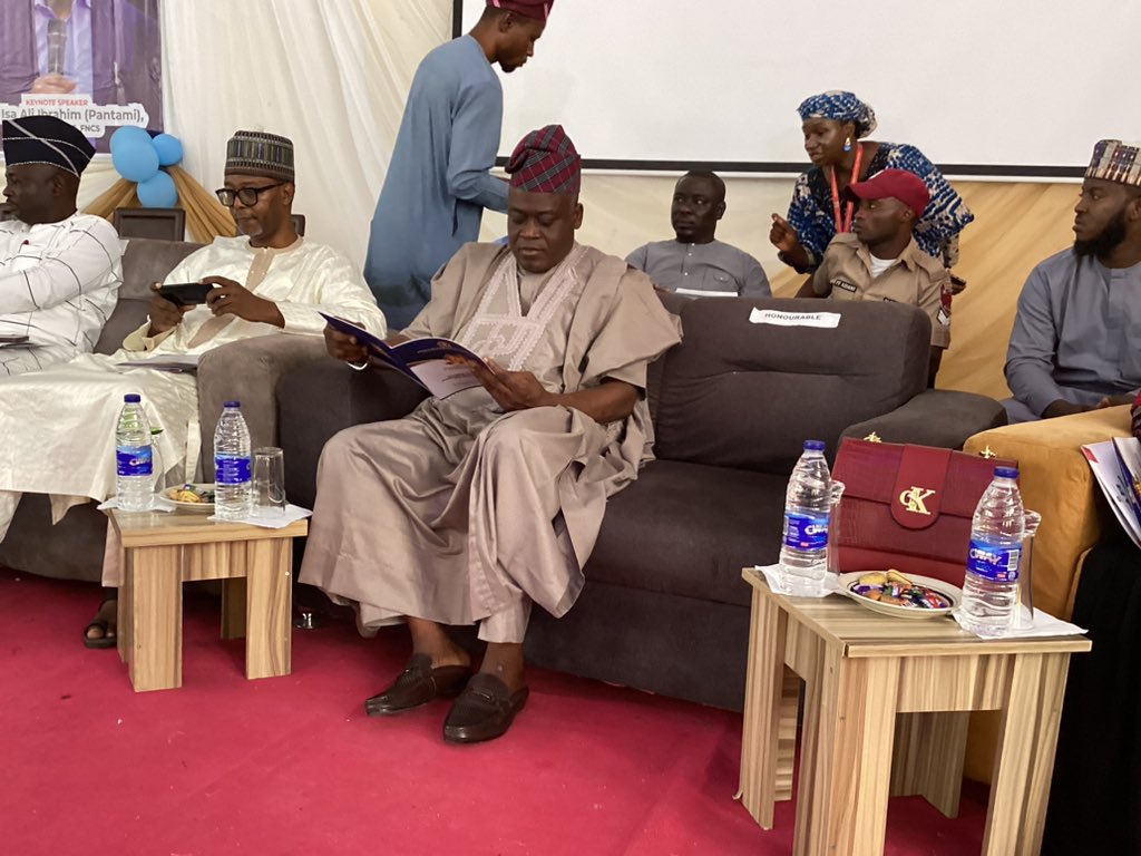 HonPolam's tweet photo. Hon (Dr) Prince Olaide Lateef Mohammed (POLAM) at the Annual International Conference of the Faculty of Information Technology, Federal Polytechnic, Nasarawa.

Theme: Emerging Technologies for Sustainable Economic Development and National Security 

Hosted by Dr. Tajudeen Badmos. https://t.co/Lydp8YWWOw
