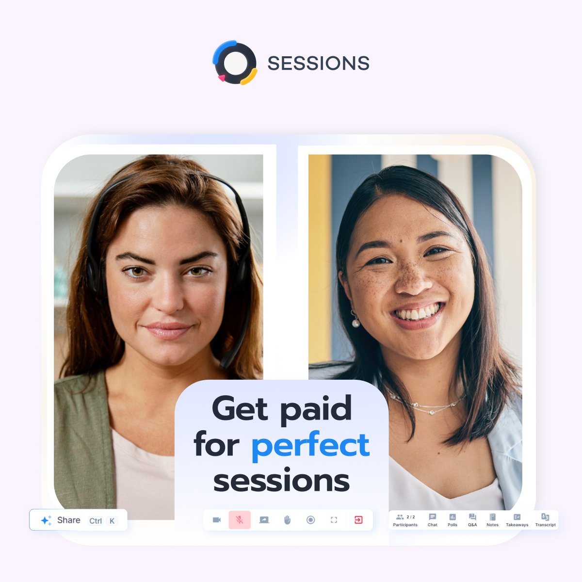 Are you a coach, thought leader, or expert sharing your skills? Chances are, you're charging for your services (who wouldn’t?) 💰 Sessions lets you set up payments directly. Fewer apps, fewer tabs, less hassle.

Try it now: sessions.us/?utm_source=tw…

#webinar #meetings #sessions