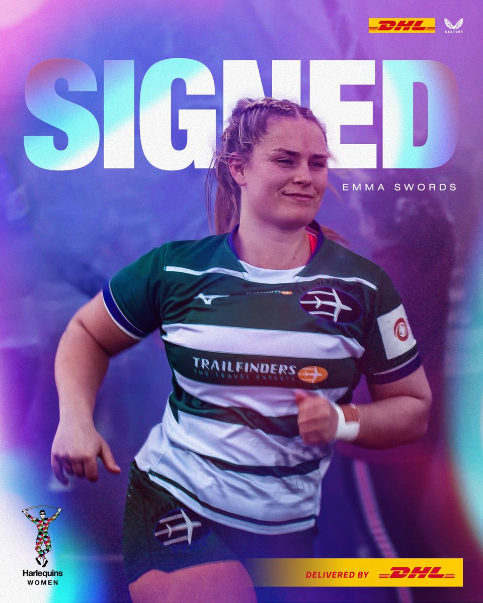 Harlequins Women ๐ (@harlequinswomen) on Twitter photo โ๏ธ Welcome home, Swordsy!
Weโre excited to announce the return scrum half Emma Swords ๐ก
๐ฌ Delivered by <a href="/DHLRugbyUK/">DHL Rugby UK</a>
#COYQ โ๏ธ Welcome home, Swordsy!
Weโre excited to announce the return scrum half Emma Swords ๐ก
๐ฌ Delivered by <a href="/DHLRugbyUK/">DHL Rugby UK</a>
#COYQ
