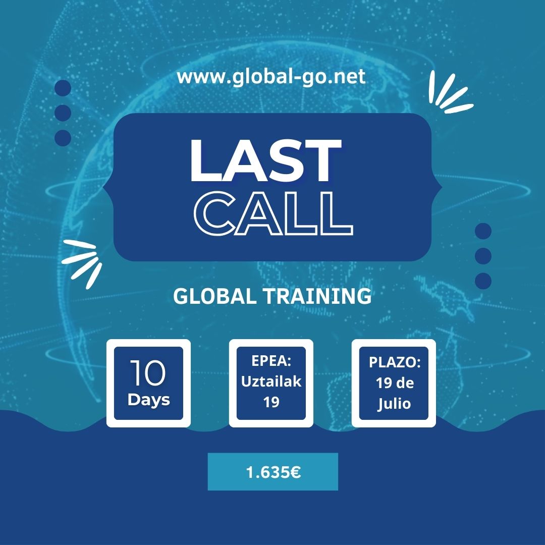 HETELFP's tweet photo. #Atzerrian #lan #esperientzia bat izan nahi baduzu, gogoratu!! #Uztailak 19an #GlobalTraining beketan izena emateko epea bukatzen da!!. Eskaintza hau eta beste asko https://t.co/ghtXiH1OFl atarian.  #gazteak #lanbideheziketa #unibertsitatea #euskojaurlaritza https://t.co/LqRqHMsAnO